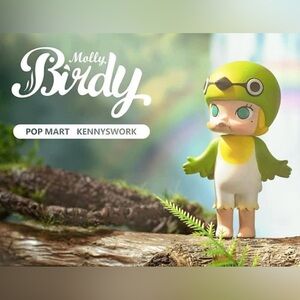 Extremely Rare Pop Mart x Kennyswork White Eye Molly Birdy Series Figure
